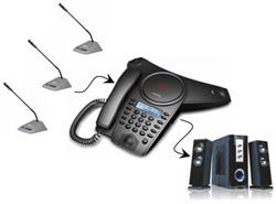 好會通（Meeteasy）Mid2HC 音頻會議系統(tǒng)電話機 會場終端 支持外接調(diào)音臺、會議麥克風、音箱，高質(zhì)量會議解決方案